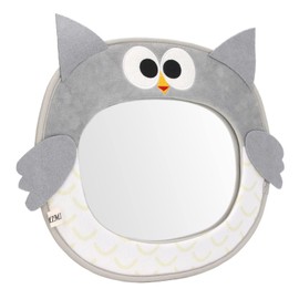 Baby Car Mirror, Cartoon Baby Safety Seat Viewing Mirror Acrylic Car Baby Backseat Rearview Mirror Car Decoration(Owl)