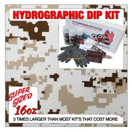 Dip Ape Hydrographic dip kit Clear Desert Digital hydro dip dipping 16oz