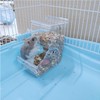 300ML Hamster Auto Feeder, Automatic Dispenser for Dwarf Hamster Small
