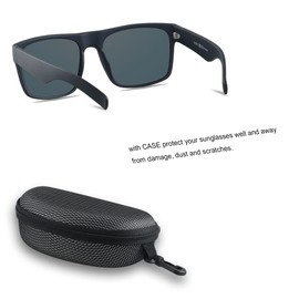 LYZOIT Extra Large Sunglasses for Big Wide Heads Mens Polarized XL Oversized Square Sun Glasses Mirrored Green