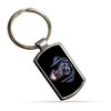 Fractal Artworks Labrador Keyring with Stunning Fractal Art Design. Black