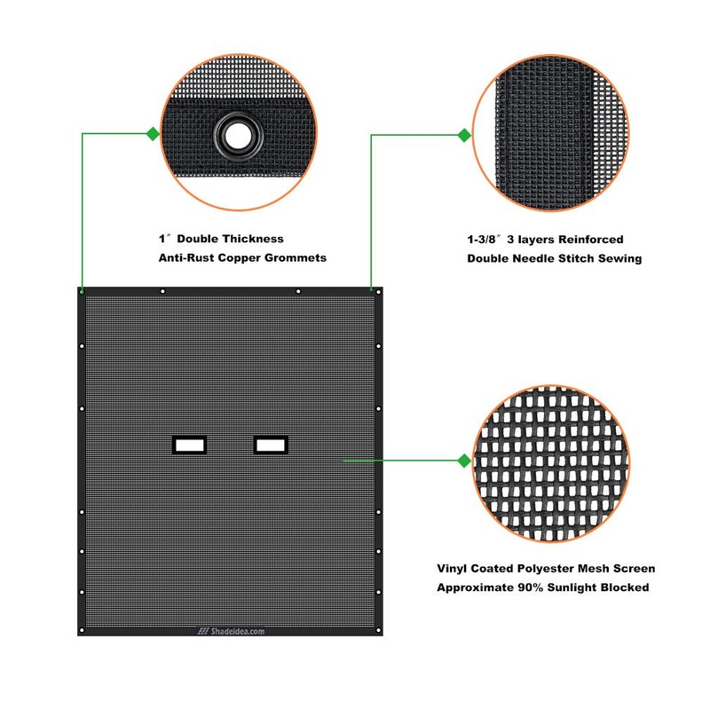 Shadeidea JT Sun Shade Top Sunshade Compatible with Jeep Gladiator