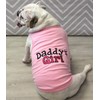 Parisian Pet Dog Cat Clothes Tee Shirts Daddy's Girl T-Shirt,