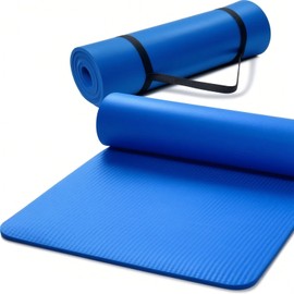 183*61CM Tapete para Pilates,Tapete para Yoga,8MM Engrosado Tapete para Ejercicio,Correa Transportadora,Material Ecológico NBR,Suave Antiderrapante,para todo tipo de Acondicionamiento Fisico Ejercicio