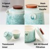 Hermit Life Chinese Travel Tea Set, Portable Ceramic Teapot for