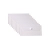 YESSART Clear Plastic Cash Envelopes 3.9 x 7.8 Money Pouch