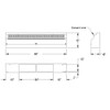 TruAire 48 Inch Baseboard Register (White)