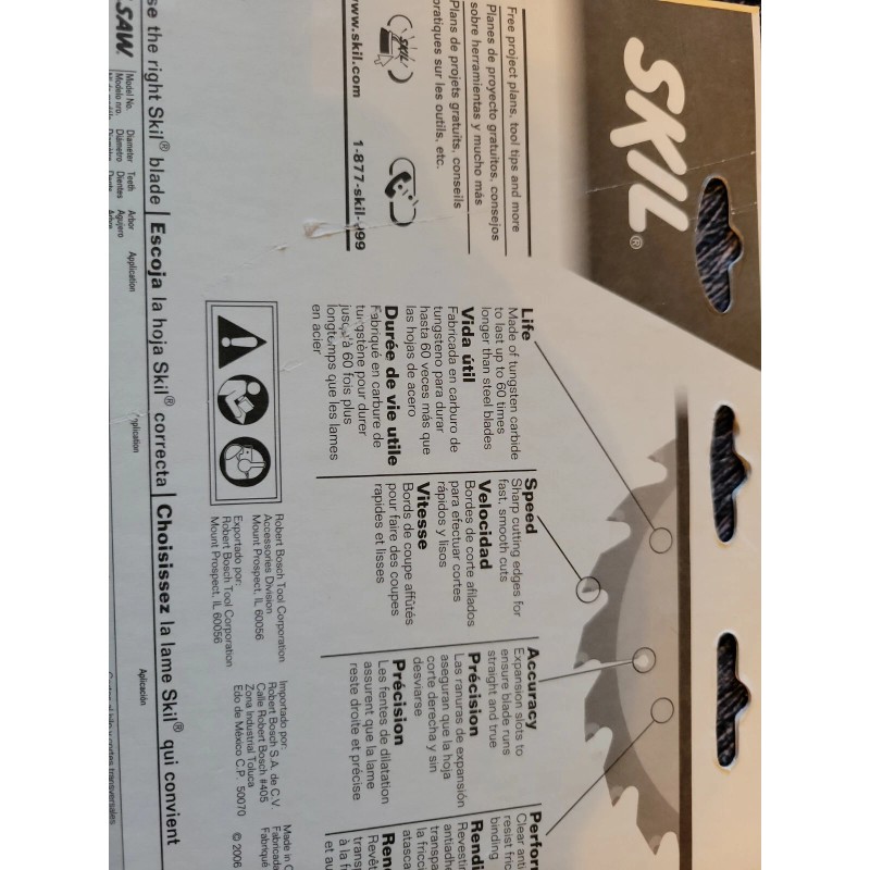 SKIL 2x Skil Saw Carbide Teeth 7-1/4" / 18T Saw