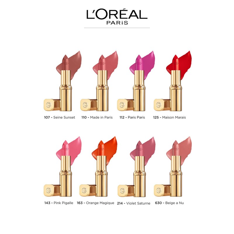 L'Oréal Color Riche Satin Lipstick - 107 Seine Sunset
