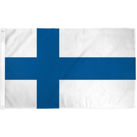 3x5 Finland Flag Finnish Banner Pennant New Indoor Outdoor 3 by 5 Foot