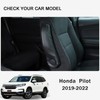 HIRUFAIT Car Seat Armrest Covers for Honda Pilot 2019-2022/ Ridgeline