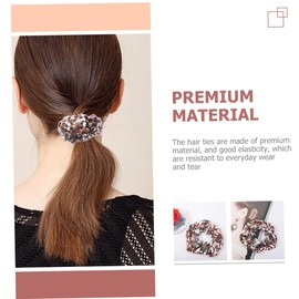 FRCOLOR 12pcs Sequin Hair Scrunchies for Girls Elastic Hair Ties for Sports Yoga and Daily Wear