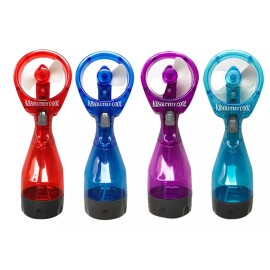 Unbranded Lot of 4X Water Mist Spray Bottle Fan Portable Handheld Mister -Color randomly
