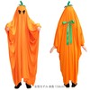 Clearstone Cosplay Halloween 2-Way Teru Pumpkin Poncho, Unisex, Orange