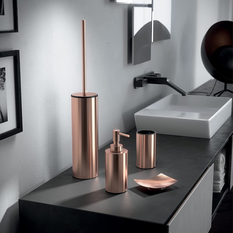 Gedy Elettra Soap Dispenser, Stainless Steel, Copper, Single