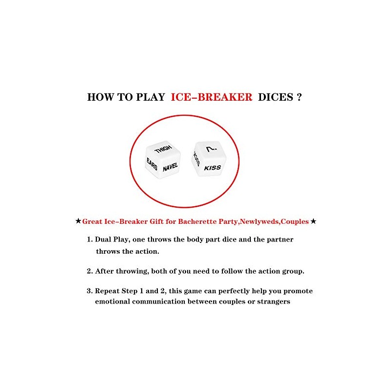 Funny Date Night Dice for Couples Valentine's Day Gift for