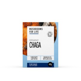 Organic Chaga supplement - Mushroom Superfood Supplenmt - Mushroom Complex - Pure Grade Extracts, No Binders (60 grams (powder))
