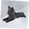 STOBOK Cast Iron Cat Shape Door Stopper Heavy Duty Wedge