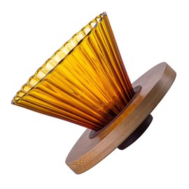 SEWACC 1 Set Household Coffee Funnel Premium Borosilicate Dripper with Decorative Coffee Cone Making Tool for Home Brewing Easy to Clean and Reusable