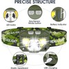 LHKNL Headlamp Flashlight, Lumen Ultra-Light Bright LED Rechargeable Headlight with