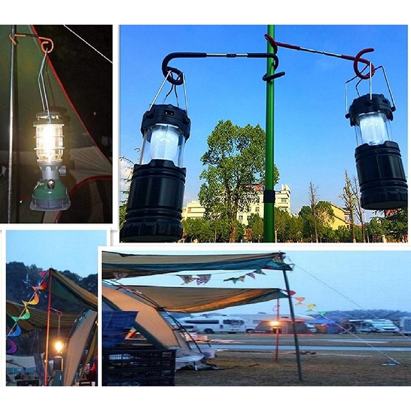 Yaku Nita Tsu 4-Piece Set of Lantern Hangers for Poles