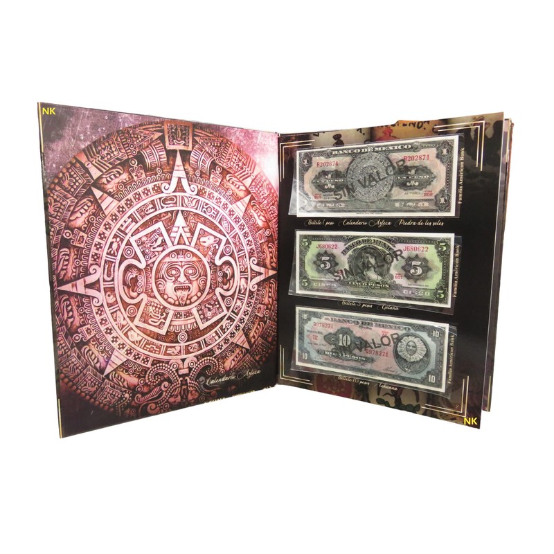 Numart Album para Billetes DE Mexico con 32 Espacios para