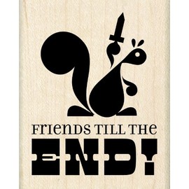 Inkadinkado Wood Stamp, Friends Till The End