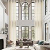 Tiadkh Home Decor Blackout Extra Long Curtains，192" Long Grommet High