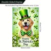 BlissYard Welcome St. Patrick's Day Garden Flag 12x18 Double Sided