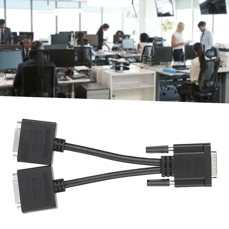 Conversion Line DMS 59PIN to DVI 24+5 Female Dual Adapter