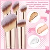 5Pcs Angled Foundation Brush Concealer Brush Multifunction Makeup Brushes Set