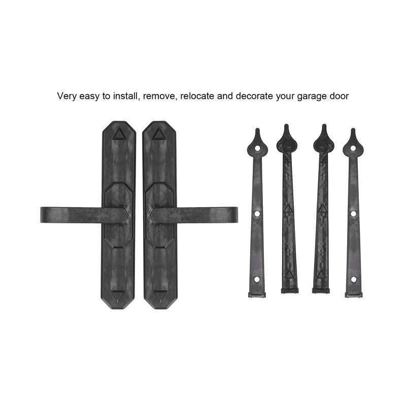 Magnetic Garage Door Hinges Handles American Style ABS Decorative Gate