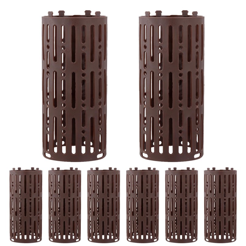 QWORK® Pack of 8 Tree Trunk Protectors, Plastic Tree Trunk