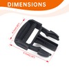 CUSAUTV Pair Door Net Buckle Clip Compatible with Polaris Ranger