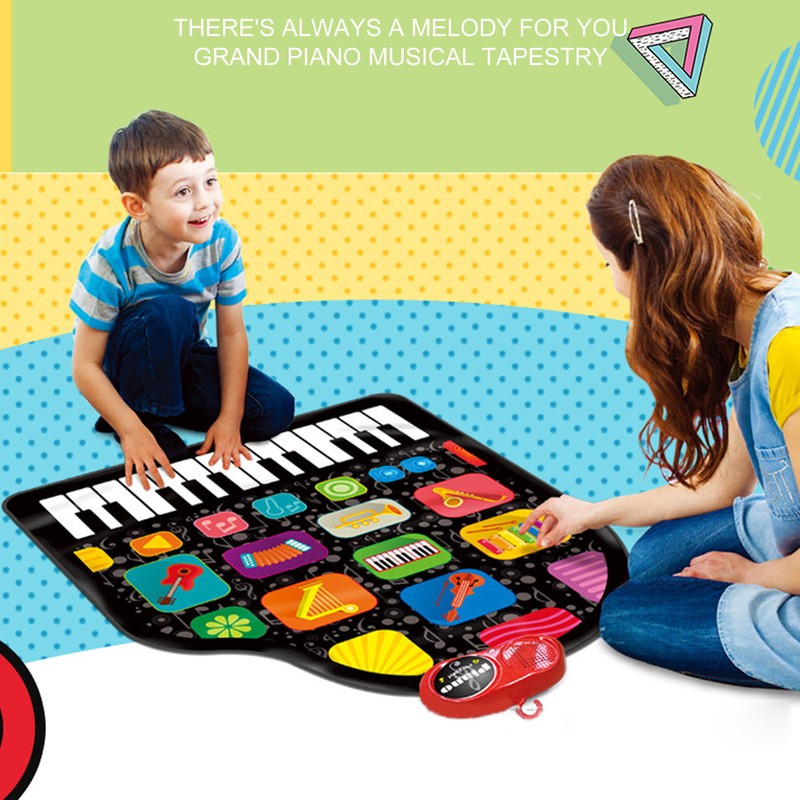 Musical Electric Piano Carpet Grand Piano Play Record Function Musical