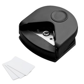 Corner Punch, Corner Rounder for Laminating Films and Paper, Corner Rounding Punch, Corner Round, Precise Corner Cutter for Photos/Business Card/Scrapbook, Corner Cutter with Rounding Function, Corner