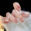 AiMMei Nail Tips, 24 Pieces, Medium, False Nails, Medium, Long,