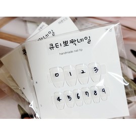 Nail tip size measuring tip - Almond M / 네일팁 사이즈 측정팁 - 아몬드M