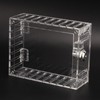 Thermostat Lock Box Transparent Acrylic Universal Clear Cover with 2