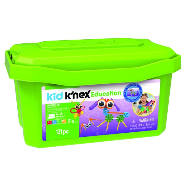 K’NEX Education – Kid K’NEX Group Building Set – 131 Pieces – Ages 3+ – Preschool Educational Toy
