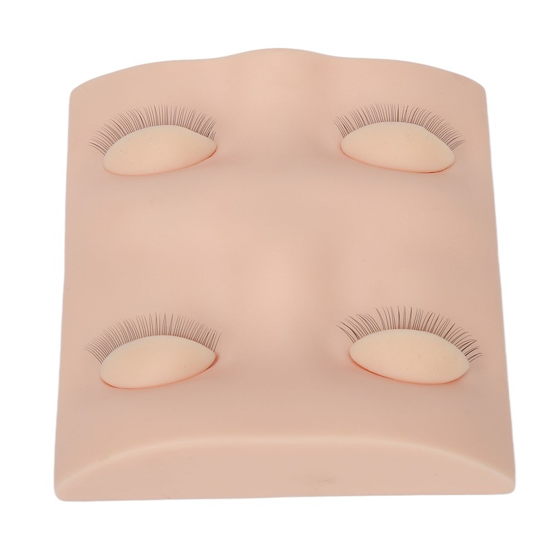 Lash Mannequin Head with with 3 Pairs Replacement Eyelids Realistic
