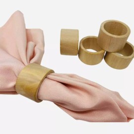 Unbranded 1- Napkin Ring Holder Wedding Napkin Rings Unfinished Wood Napkin Ring Holder
