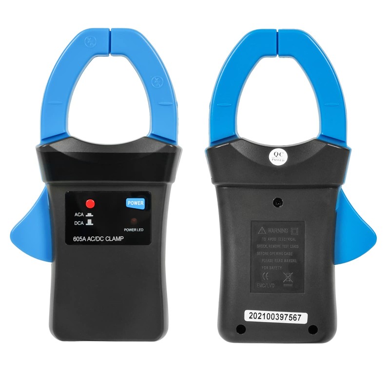 Handheld AC/DC 600A Clamp-on Current Probe Amp Adaptor, KE-605A Digital