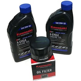 Oil Change Kit fit's some Kawasaki 99969-6298 49065-0721 49065-7007 20W50 Synthetic Blend
