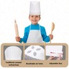 Ecoofor 24 Pieces Kids Aprons and chef hat Set, Kids