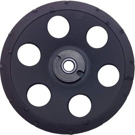 4.5-Inch PCD Cup Wheel Grinder 5/8"-11 Threaded - 9 Segments - Poly Crystaline Cup for Removing Epoxy, Glue, Paint and Mastic