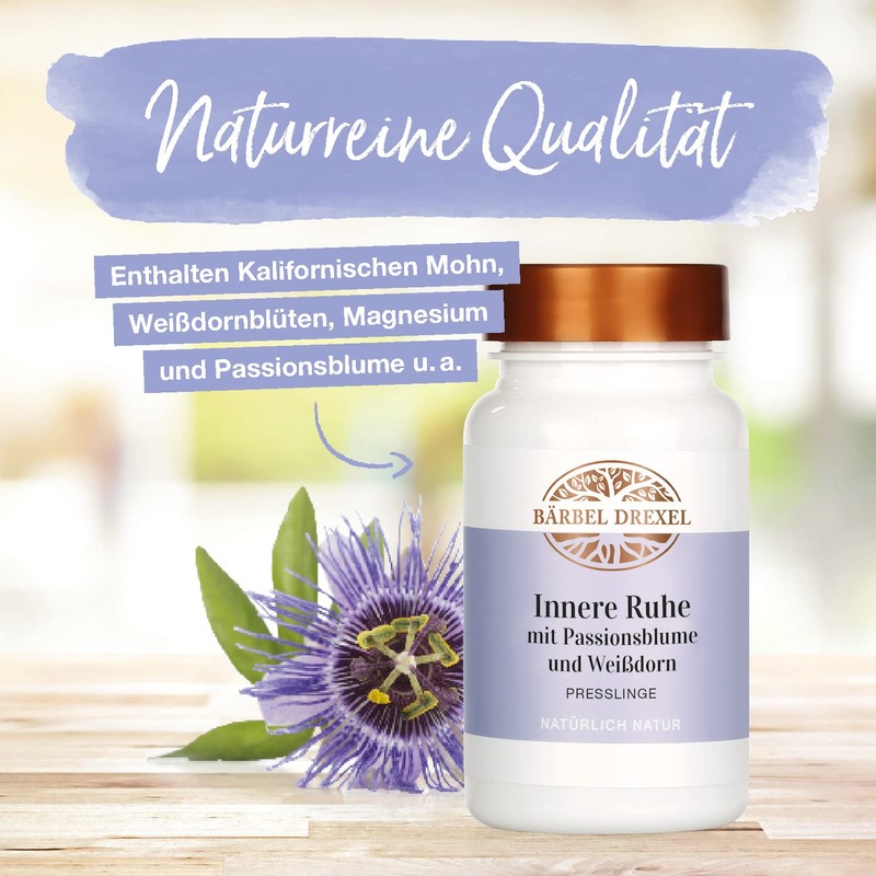 Inner Peace Tablets, Special Active Ingredient Complex with Passion Flower