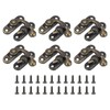 sourcing map 6 Pcs Vintage Lock Clasp, 27 x 32mm