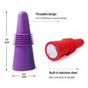 BOOMIBOO Wine Stoppers Beverage Bottle Sealer Soft Silicone Wine Bottle