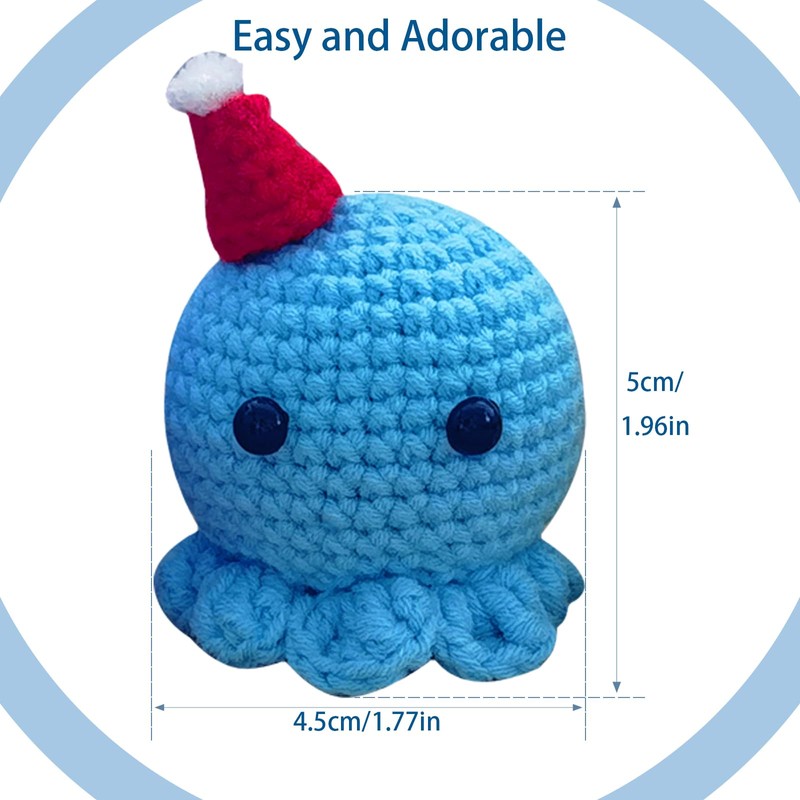 Crochet Kit for Beginners Crocheting Animals Kits Adorable Animal Crochet